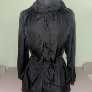 Women's Black Hooded Jacket